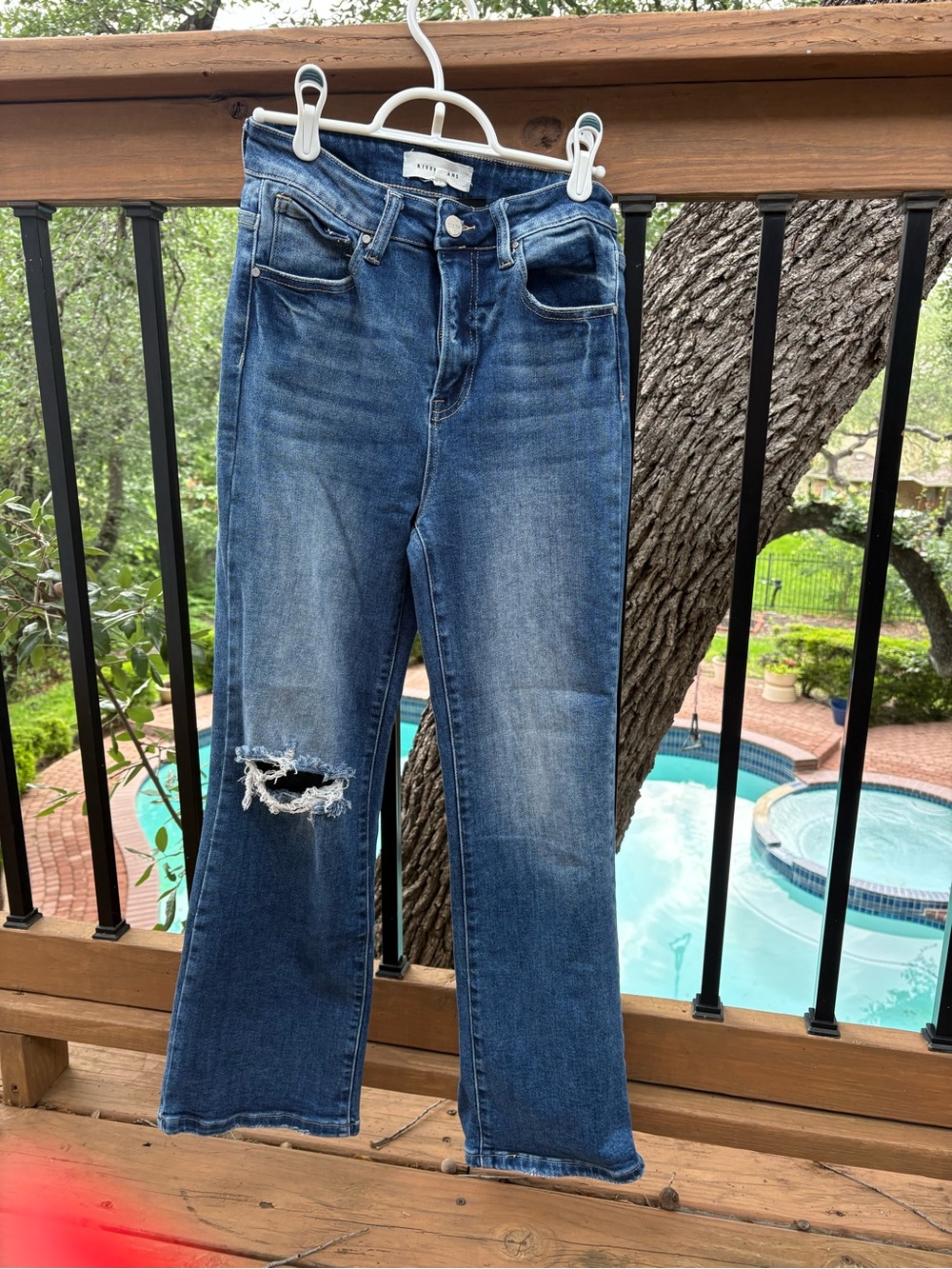 Classic Distressed Blue Women’s Jeans